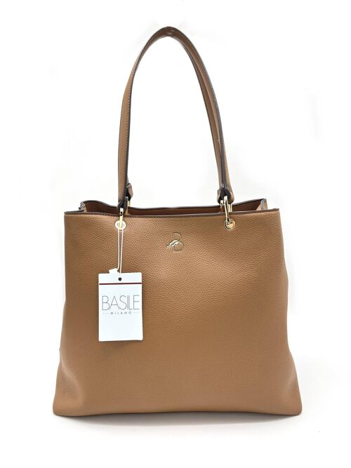Brand Basile, eco leather tote shopping bag, for women, art. BA11827A.392