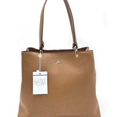 Brand Basile, shopping bag tote in ecopelle, per donna, art. BA11827A.392