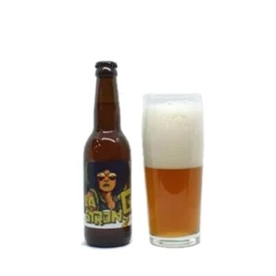 Birra chiara Strong Lager La Strongz DAMALFI bott. Cl 33