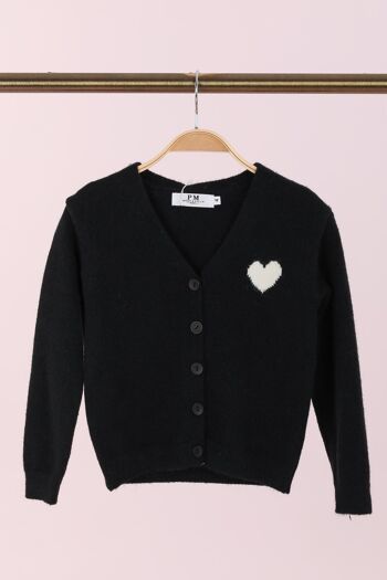 Gilet boutonné à coeur - G2268 6