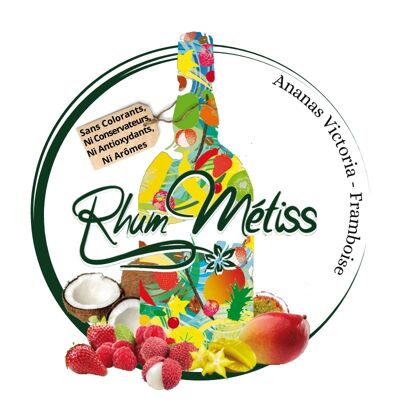 Rhum Arrangé Métiss Ananas Victoria - Framboise