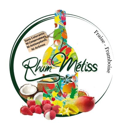 Mixed Rum Arrangiert Erdbeere - Himbeere