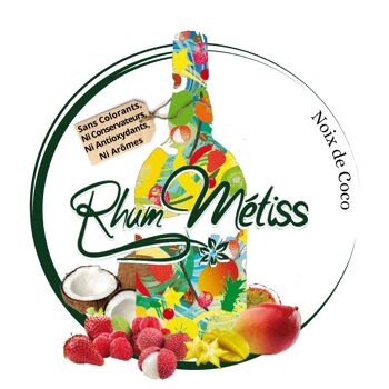 Rhum Arrangé Métiss Noix de Coco