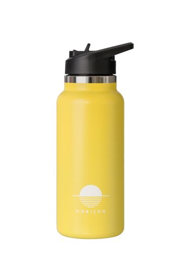 Bouteille d'eau thermos 1L 32oz Flacon à café chaud et froid 8