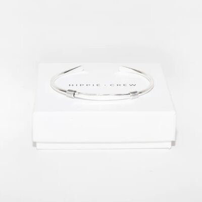 Pulsera plata étnica personalizable