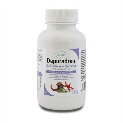 SANON Depuradrem (Café vert, Garcinia, Chitosan, Chrome) 90 gélules végétales de 650 mg