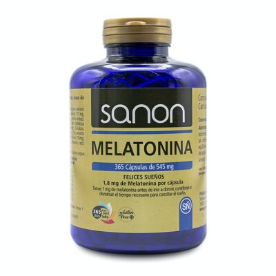 SANON Melatonin 365 Kapseln mit 545 mg