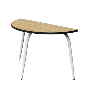 Table Paloma H75cm - uni Bois Clair Pieds Blancs