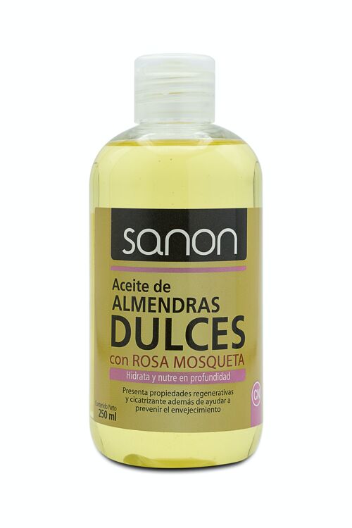 SANON Aceite de Almendras con Rosa Mosqueta 250 ml