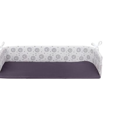tiSsi® nest / insert de lit d'appoint 40x90 cm gris LION