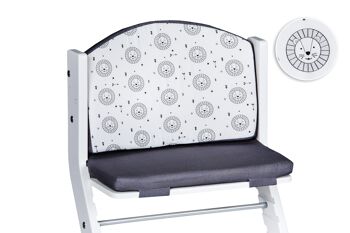 coussin d'assise / réducteur d'assise chaise haute tiSsi® gris LION 1