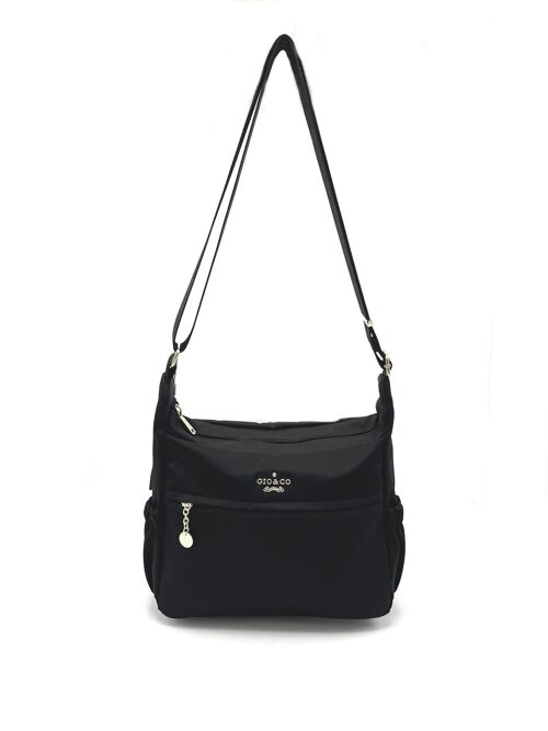 Brand GIO&CO, Nylon shoulder bag, for women, art. N35.475