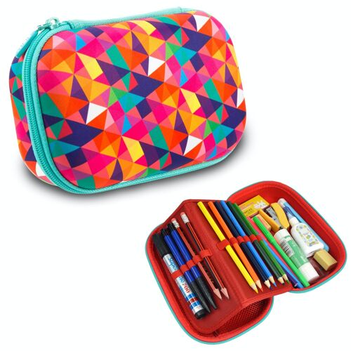 Zipit Gorge Large Pencil Case for Kids, Cute Pencil Pouch for Boys & Girls (Black)