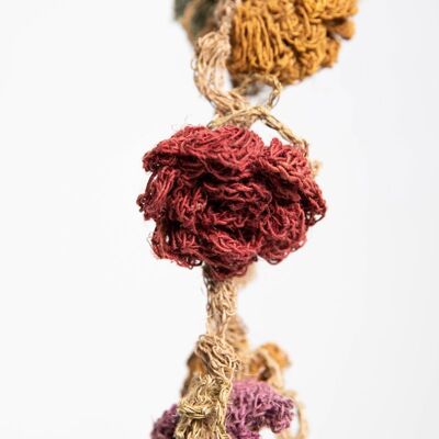 Bande de cheveux au crochet avec fleurs amovibles
