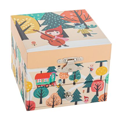 Little Red Riding Hood Cube Music Box