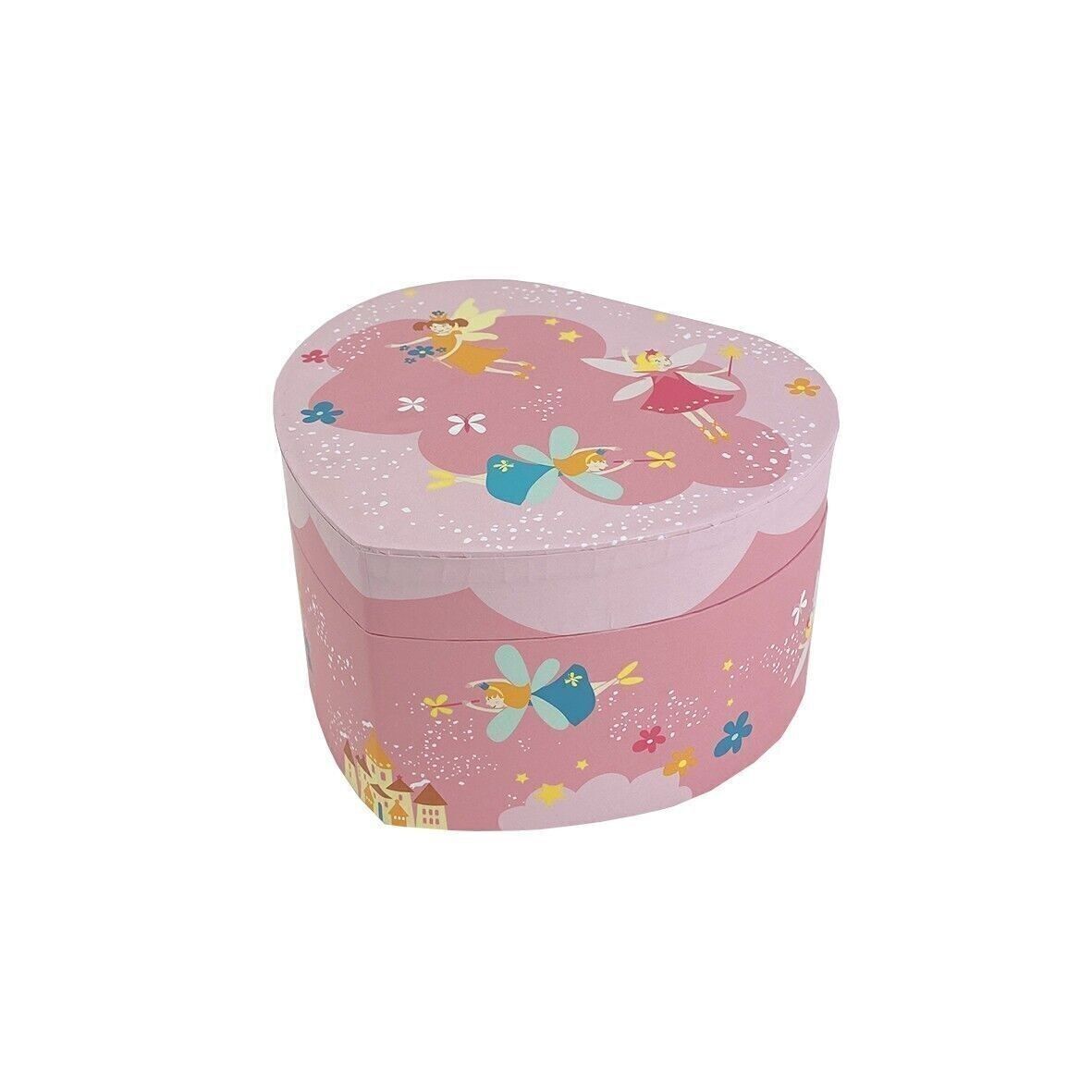 Large Princess Musical Heart - Pink - Princess Figurine