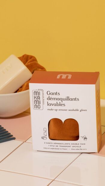 Kit gants démaquillants / nettoyants 2