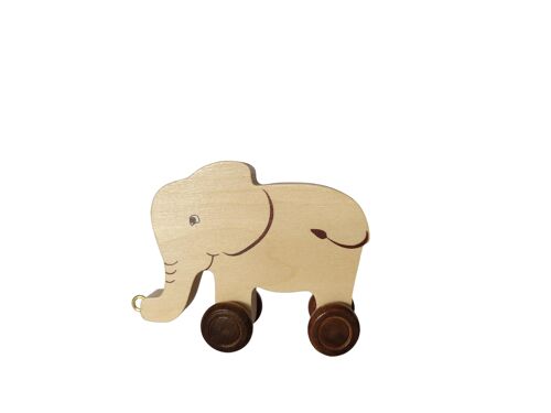 Wooden Elephant Back Natural