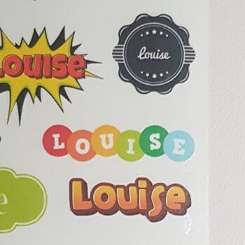 Stickers à Personnaliser Avec Le Prénom Louise : Ajoutez Une Touche Unique À Votre Quotidien 3