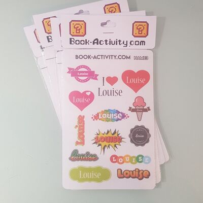 Personalized Stickers With The First Name Louise: Add A Unique Touch To Your Daily Life