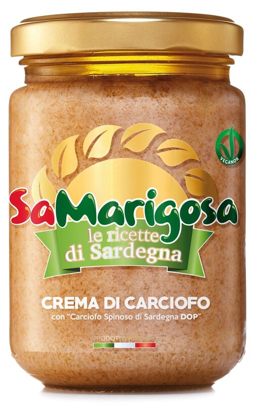 Crema di Carciofo con “Carciofo Spinoso di Sardegna D.O.P”  Vaso 130 g