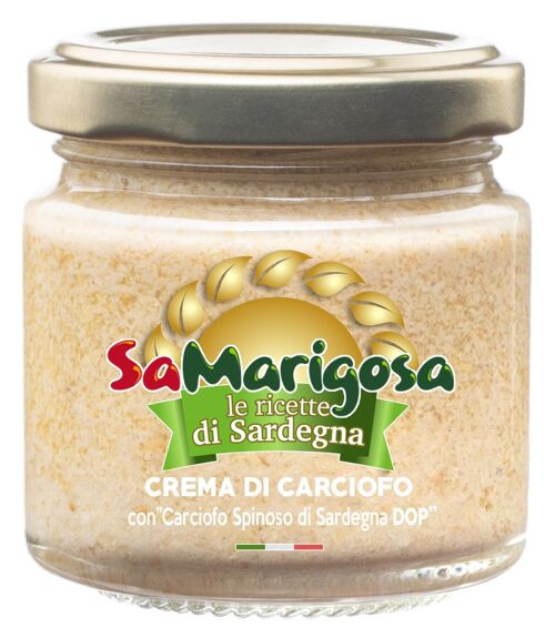 Crema di Carciofo con Carciofo Spinoso di Sardegna D.O.P"  Vaso 90 g"
