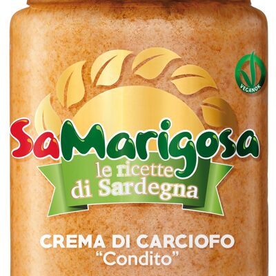 Crema di Carciofo “Aglio, Prezzemolo, Pepe Nero Vaso 130 g"