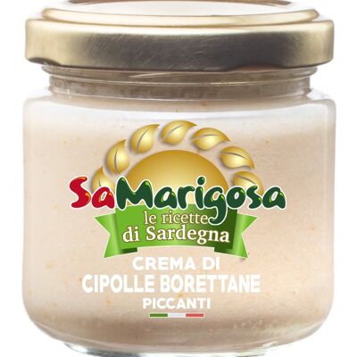 Crema de Cebolla Borettana Picante Tarro 90 g