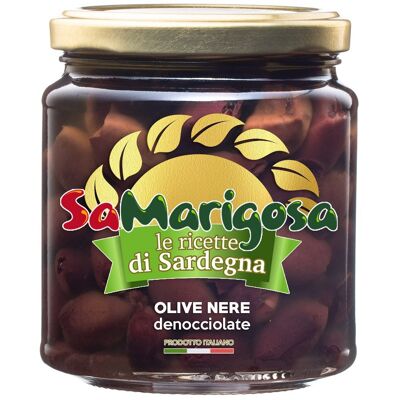 Pitted black olives Jar 280 g