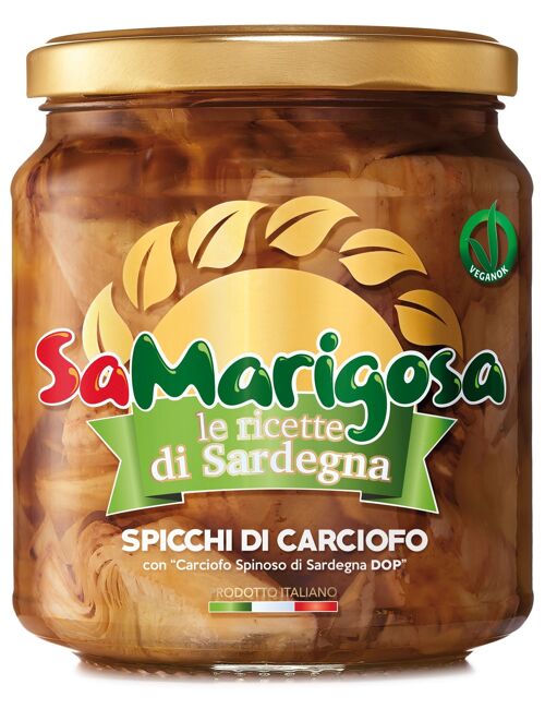 Spicchi di Carciofo con “Carciofo Spinoso di Sardegna DOP” Vaso 280 g