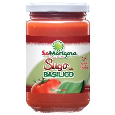 Salsa de tomate con albahaca