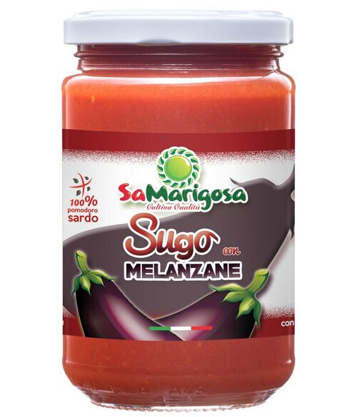 Sugo di Pomodoro con melanzana vaso 300 g