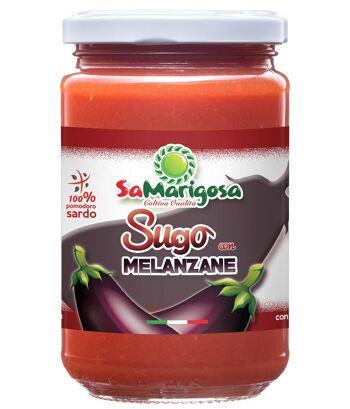 Sauce tomate aux aubergines bocal 300 g