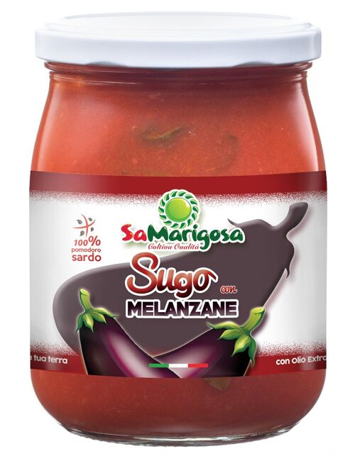 Sugo di Pomodoro con melanzana vaso 500 g