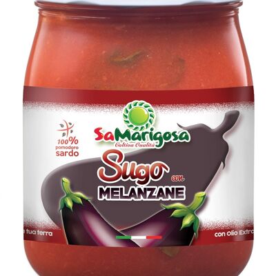 Sauce tomate aux aubergines pot 500 g