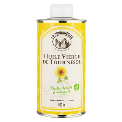 Virgin Organic Sunflower Oil 500ml Local and virtuous harvests