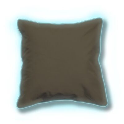 Outdoor luminous cushion - Taupe 80x80 cm