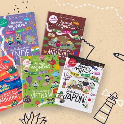 Coffret Magazines enfants - Asie 1-3 ans - Les Mini Mondes