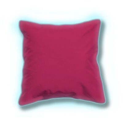 Outdoor luminous cushion - Fushia pink 80x80 cm