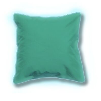 Outdoor luminous cushion - Turquoise Blue 80x80 cm