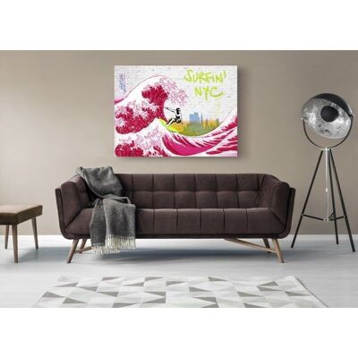 Children's room painting, canvas print: Masterfunk Collective, Surfin' NYC