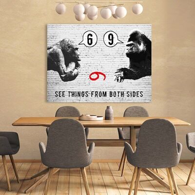 Motivational Canvas Print: Masterfunk Collective, See things from both sides