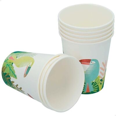 Pack 8 Vasos desechable Tucán 200 ml