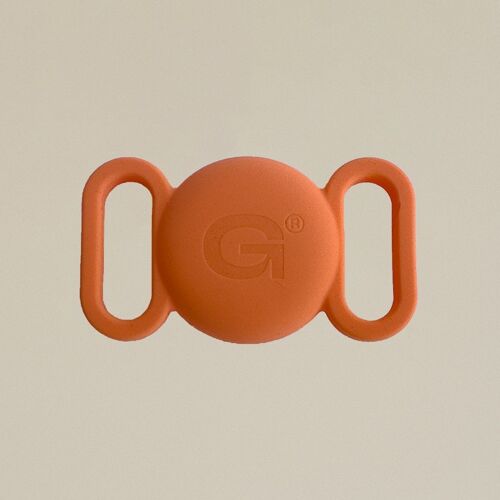 GULA AirTag Holder - Orange  (max 25mm width)