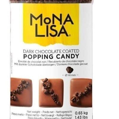 CALLEBAUT - MONA LISA -Popping Candy - Sucre pétillant chocolat  - 650G