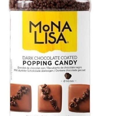 CALLEBAUT - MONA LISA - Caramelle scoppiettanti - Zucchero scoppiettante al cioccolato - 650G