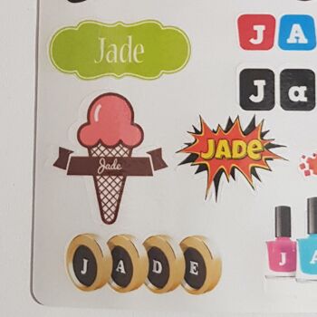 Stickers À Personnaliser Avec Le Prénom Jade : Ajoutez Une Touche Unique À Votre Quotidien 3