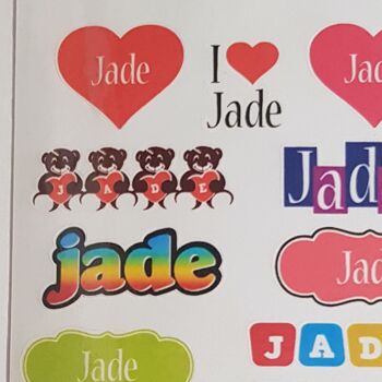 Stickers À Personnaliser Avec Le Prénom Jade : Ajoutez Une Touche Unique À Votre Quotidien 4