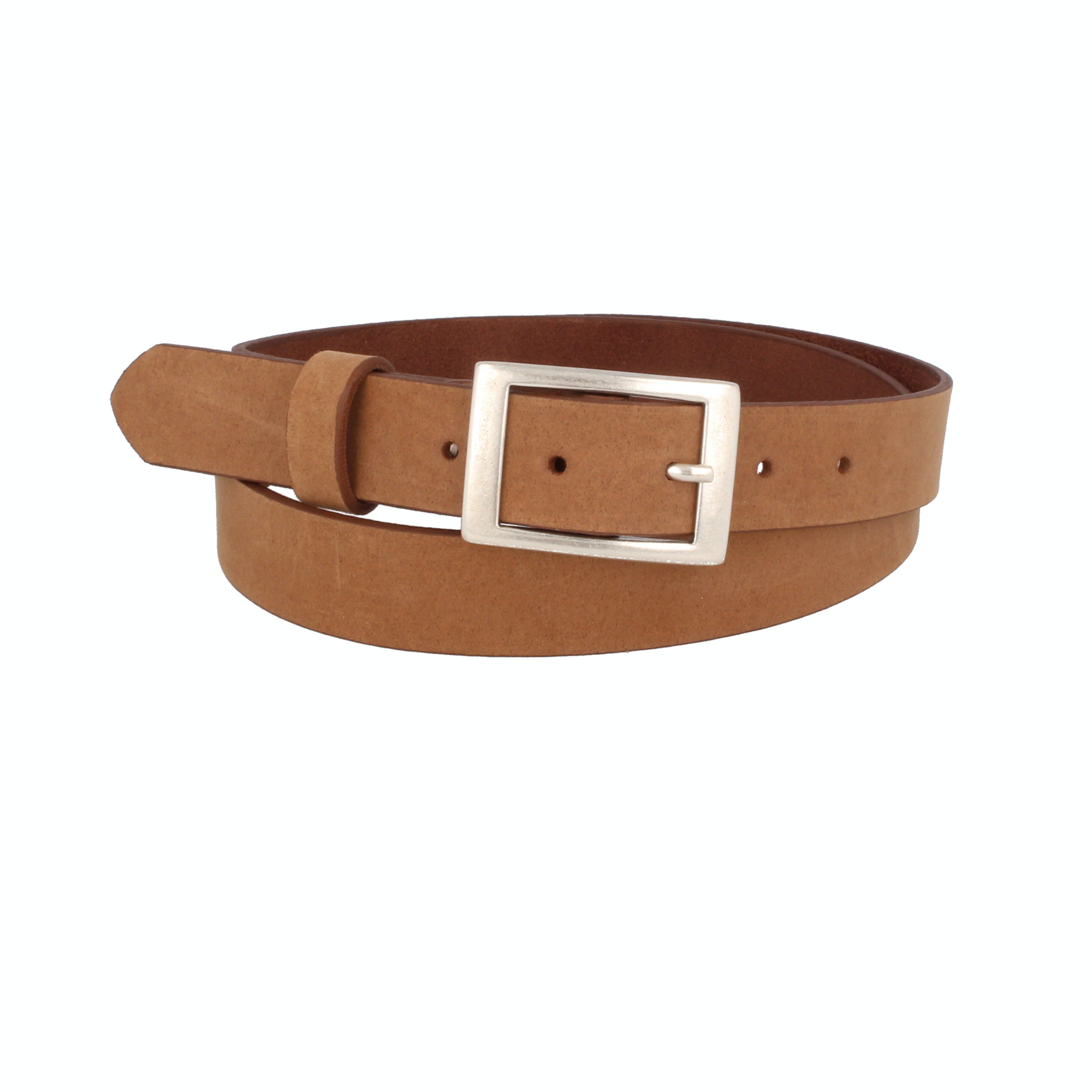 Cintura Donna Pelle Apollo Basic Cognac Marrone Chiaro