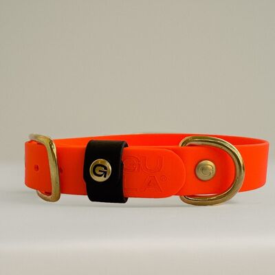 GULA Regular collar - Bright Orange (25mm width)